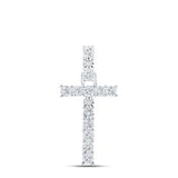 10K Yellow Gold Round Diamond T Initial Letter Nicoles Dream Collection Pendant 1/12 Cttw