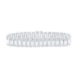 4-1/3Ctw-Dia(13.5Mm) Mens Bracelet White