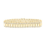 4-1/3Ctw-Dia(13.5Mm) Mens Bracelet Yellow