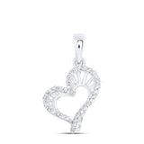 1/10Ctw-Dia Gift Heart Pendant