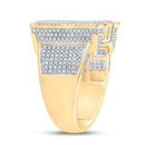 Initial M Mens Ring 1-1/5Ctw-Dia