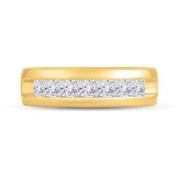 14K White Gold Machine Set Princess Diamond Wedding Channel Band Ring 1-1/2 Cttw
Style Code