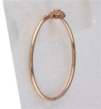 14K Rose Gold Round Diamond Statement Bisected Bangle Bracelet 1/2 Cttw
Style Code Pc16413Bga/rg