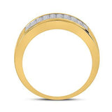 14K White Gold Princess Diamond Band Ring 3 Cttw
Style Code Gndrg477/w Yellow