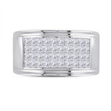 14K White Gold Princess Diamond Band Ring 3 Cttw
Style Code Gndrg477/w