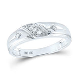 10K Gold Round Diamond Matching Wedding Ring Set 1/5 Cttw