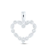 1/10 Ctw-Dia Gift Heart Pendant