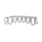 Diamond Open Face Grillz Top or Bottom