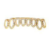 Diamond Open Face Grillz Top or Bottom
