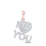 1/3Ctw - Dia Gift Heart Pendant