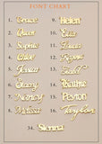 2 4 5 6 Name Necklace