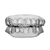 Diamond Cut With Dust Grillz Top Or Bottom