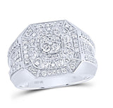 10K Yellow Gold Mens Ring 1-1/3Ctw-Dia
