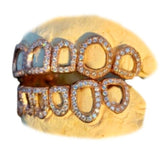 Diamond Open Face Grillz Top or Bottom