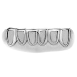 bottom open face grillz white color