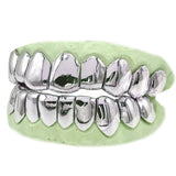 perm cut grillz  white