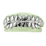 perm cut grillz white
