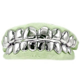 perm cut grillz white