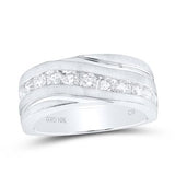 10k Yellow Gold Diamond Men's Wedding Band 1 CTTW