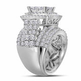 14K Gold Princess Diamond Bridal Wedding Ring Set 5 Cttw