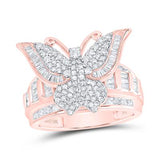 1Ctw-Dia Butterfly Ring