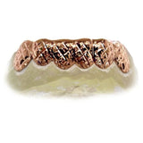 Diamond cut with diamond dust grillz rose