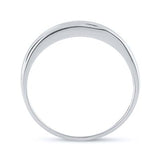 10K Or 14K Gold Round Diamond Wedding Single Row Band Ring 1/4 Cttw