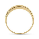 10K Or 14K Gold Round Diamond Wedding Single Row Band Ring 1/4 Cttw