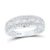 10K Gold Round Diamond Cluster Matching Wedding Ring Set 1 Cttw