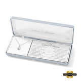 Silver-Plated No Tears In Heaven Memorial Urn Ash Holder Pendant 23.5 Inch Necklace With Poem