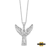 Sterling Silver Angel Ash Holder 18In Necklace