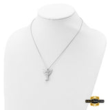 Sterling Silver Angel Ash Holder 18In Necklace