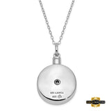 Sterling Silver Rhodium-Plated Gold-Plated Your Brightest Star Ash Holder 18In. Necklace