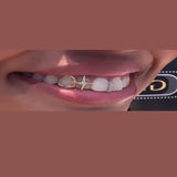 Gap Grillz with Star & Open Face Fang