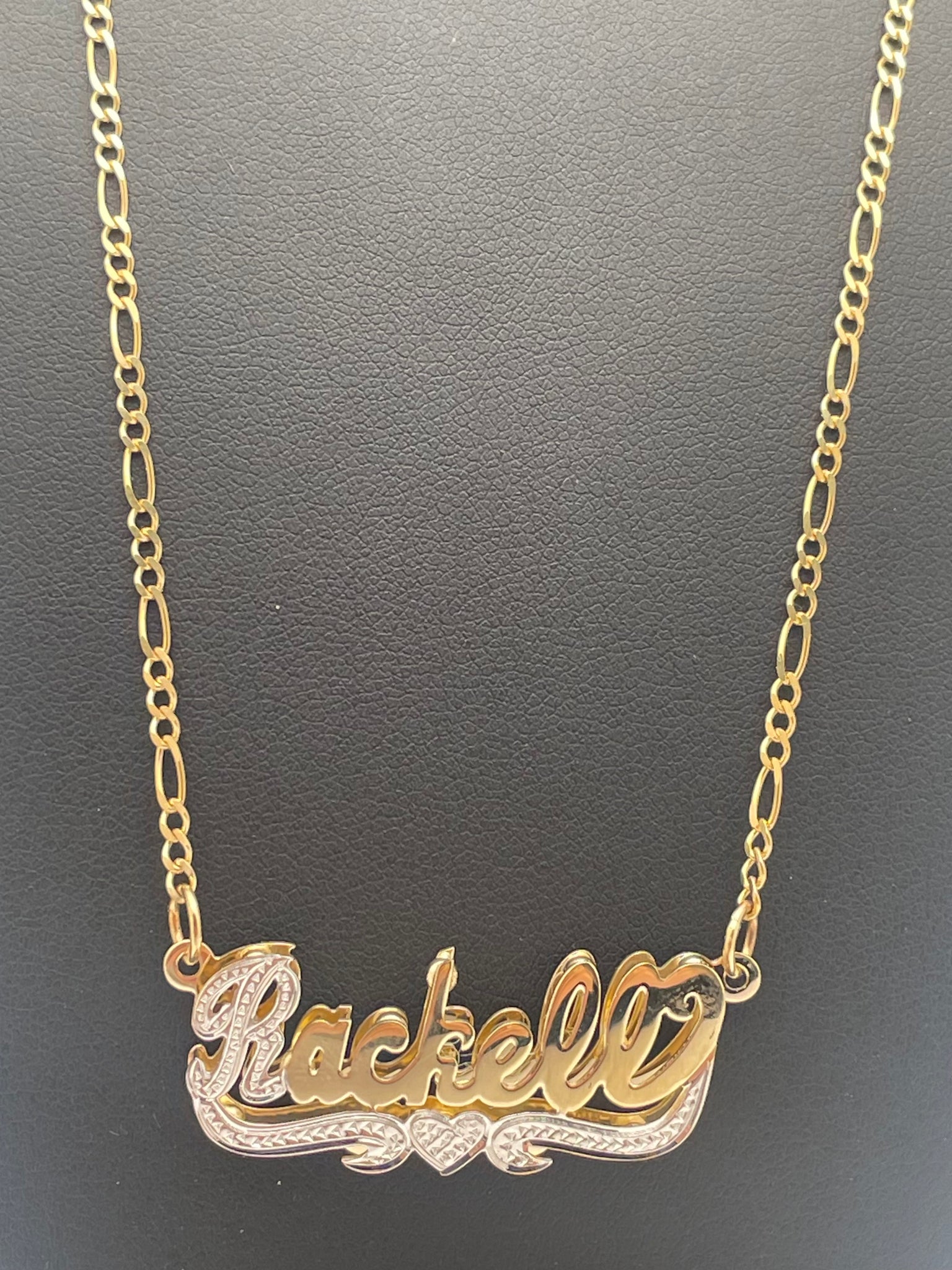 HOT Yellow Gold 10k Real Gold Name Necklace Name Necklace