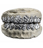 Diamond Cuts With Dust Grillz Top Or Bottom 6Pc