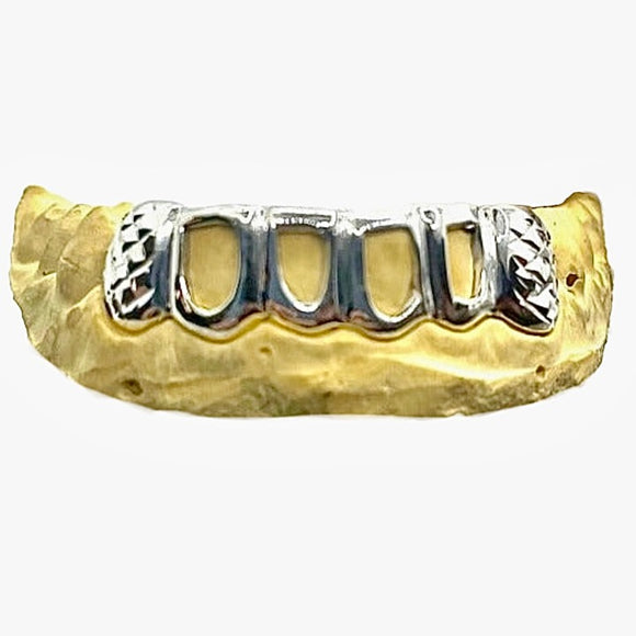 Open Face Grills With Diamond Cut Fangs Top Or Bottom