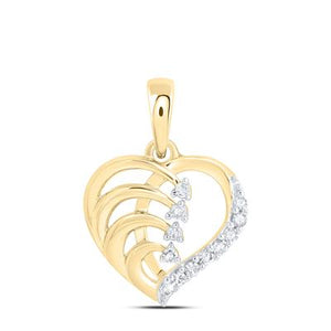 1/12Ctw-Dia Gift Heart Pendant