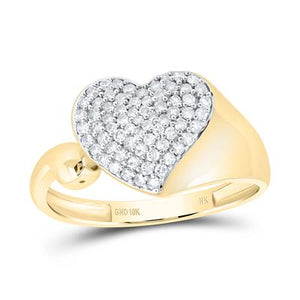 1/3Ctw-Dia Gift Heart Ring