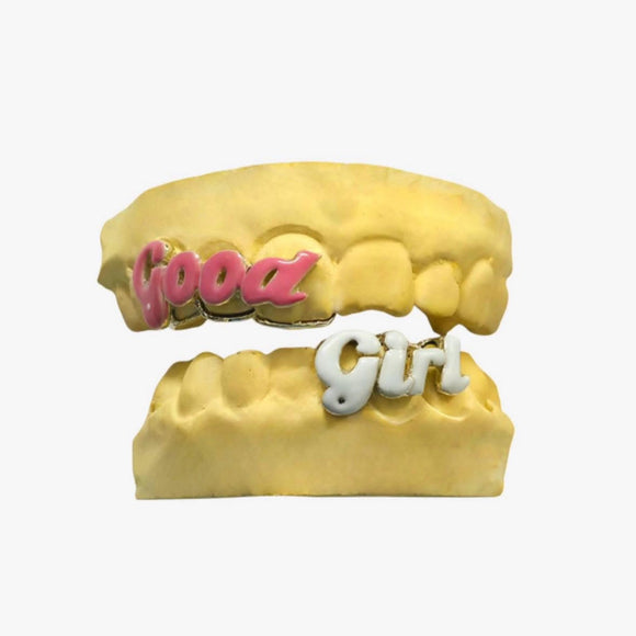 Custom Word Grillz Top & Bottom Set
