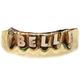 Sterling Silver Engraved Grillz Top or Bottom