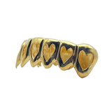 Heart Window Grillz Top or Bottom