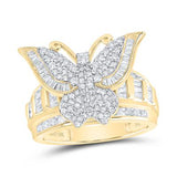 1Ctw-Dia Butterfly Ring