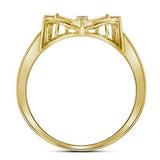10k Gold Diamond Butterfly Ring 1/20 CTTW
