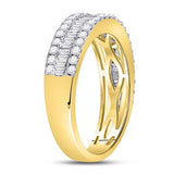 14k Gold Baguette Diamond Anniversary Ring 1 CTTW