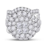 14k Gold Princess Diamond Bridal Wedding Ring Set 5-5/8 CTTW