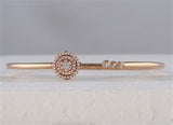 14K Rose Gold Round Diamond Statement Bisected Bangle Bracelet 1/2 Cttw

Style Code Pc16413Bga/rg