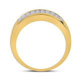 14K White Gold Princess Diamond Band Ring 3 Cttw

Style Code Gndrg477/w Yellow