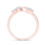 10k Gold Heart Ring 1/10 CTW-DIA