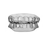 Diamond Cut With Dust Grillz Top Or Bottom